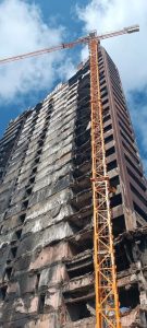 Lagos To Commence Controlled Demolition Of Distressed 25-Storey GNI House On October 15